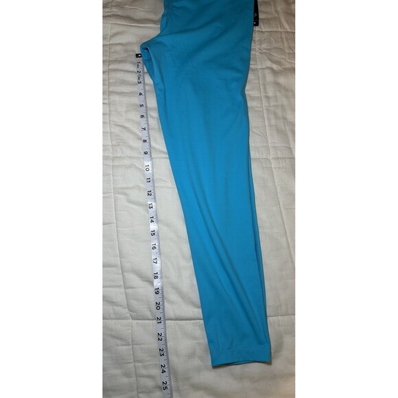 TLF Tempo Glo High Waisted Workout‎ Leggings Bright Blue Women's LARGE NWT - Picture 10 of 13